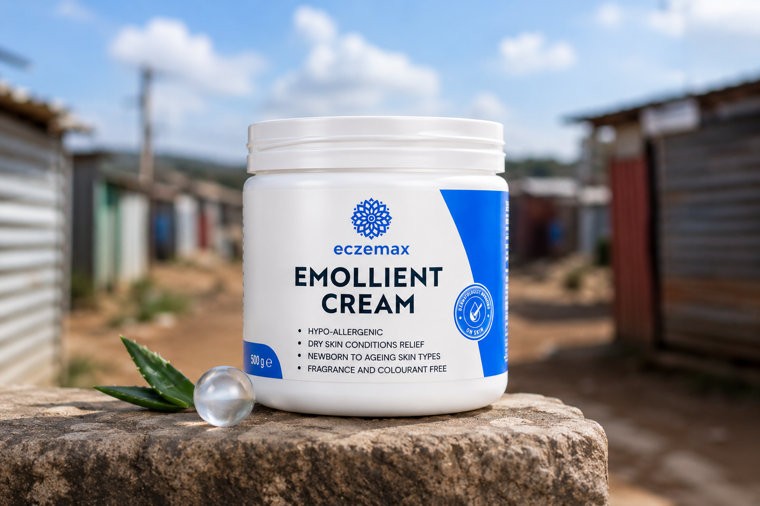 Eczemax product with aloe